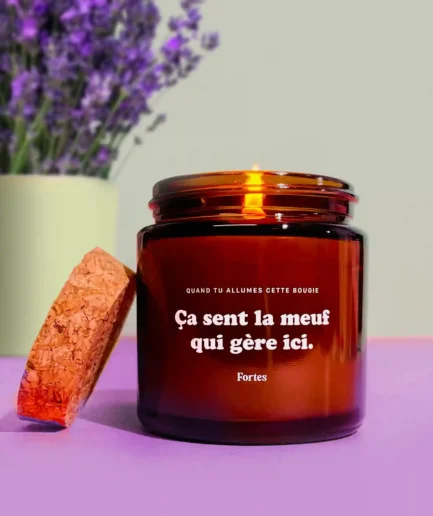 Tu gères meuf - La Bougie à la Lavande