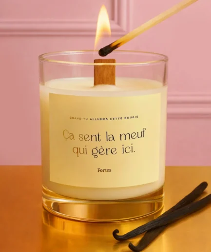 Tu gères meuf - La Bougie Douce Vanille