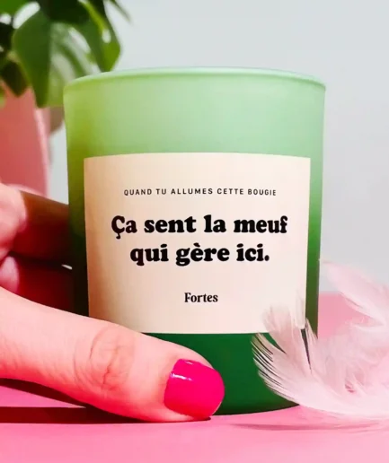 Tu gères meuf - La Bougie Matin Câlin