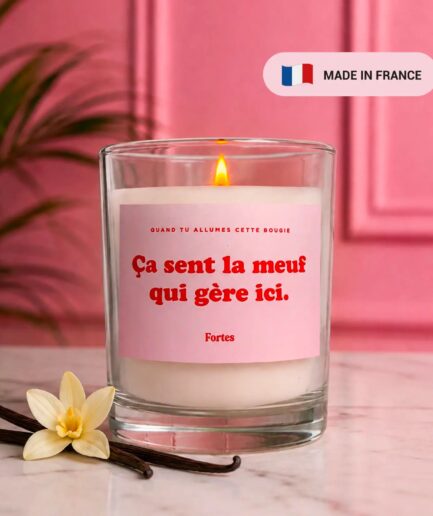 Tu gères meuf - La Bougie made in France 🇫🇷 (vanille)
